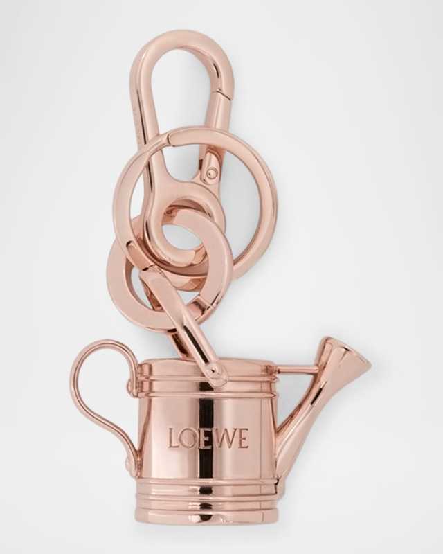 Watering Can Key Ring in Brass